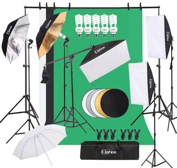 Photography Lighting And Backdrop Kits - Kit di illuminazione fotografica, fotografia con