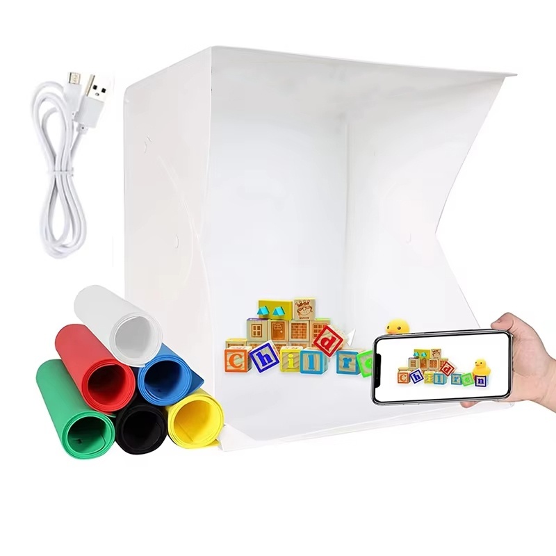 Photography Lighting For Products - Lightbox Pieghevole Portatile per Fotografia, Tenda