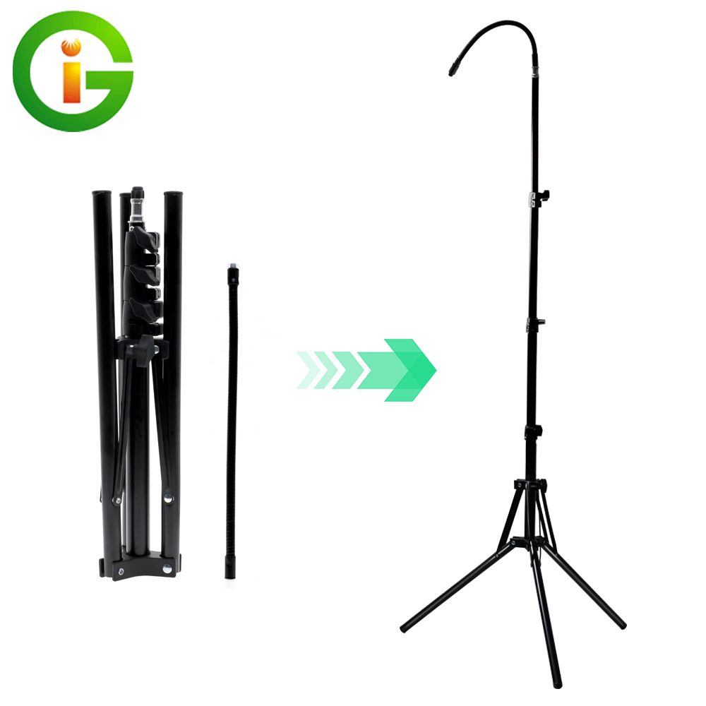 Stand Lighting Photography - Treppiede da pavimento regolabile in metallo