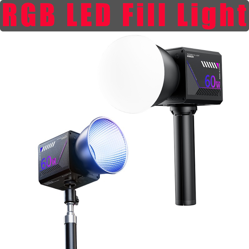 Photography Lighting For Products - Luce Video RGB 60W Portatile LED