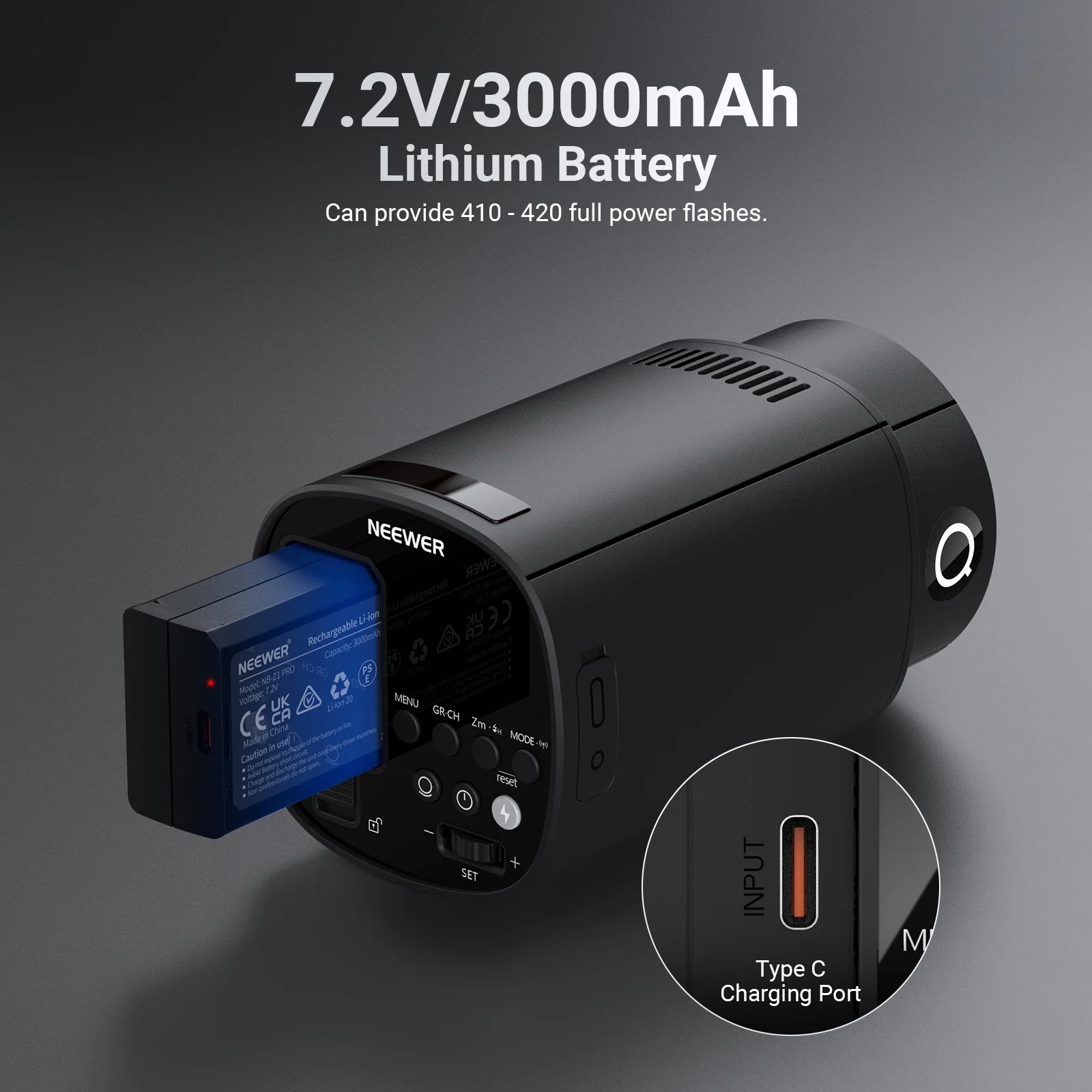 NEEWER Q120 2.4G TTL 120Ws Fla - Portable Strobe Monolight recensione e prezzo
