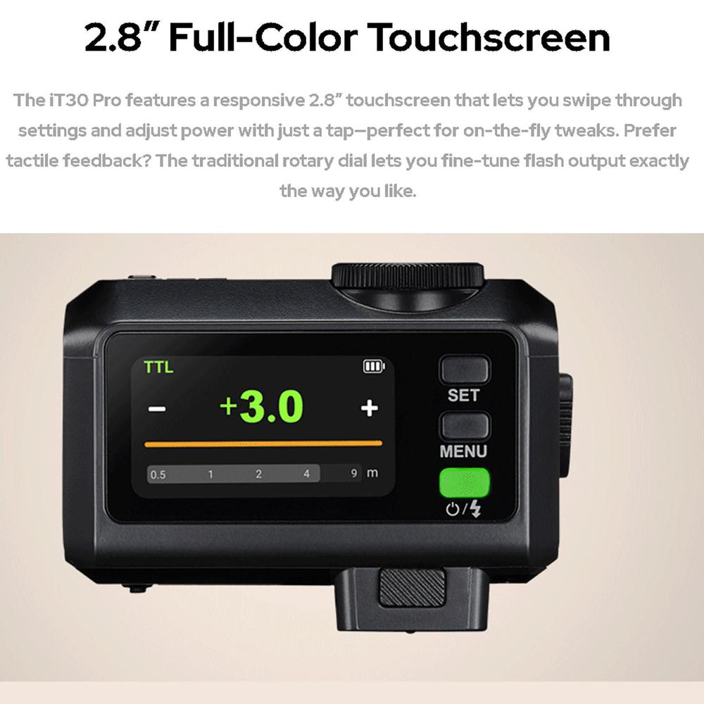 Flash portatile Godox iT30Pro  - Godox Speedlite Flash recensione e prezzo