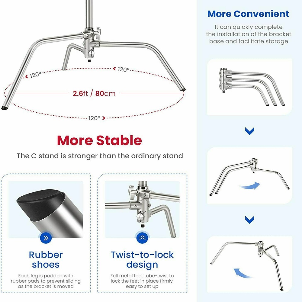 Selens Stativo C-Stand da 300  - Photography Lightning recensione e prezzo