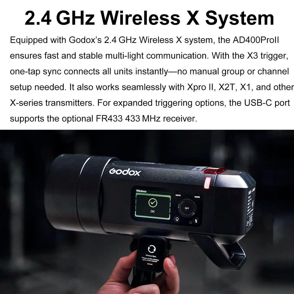 Godox AD400 Pro II AD400Pro II - Portable Strobe Monolight recensione e prezzo