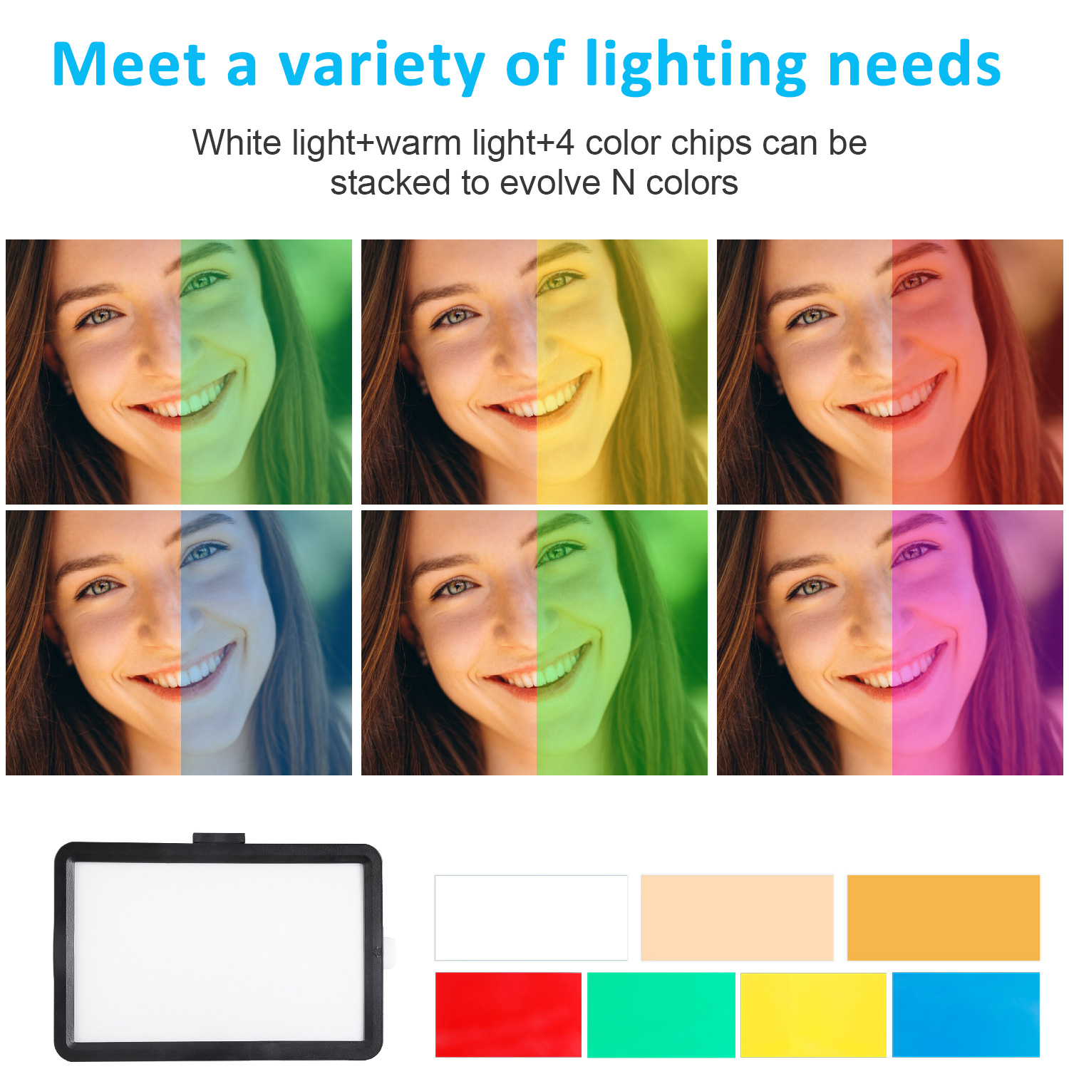 Luce LED quadrata da 8 pollici - Stand Lighting Photography recensione e prezzo