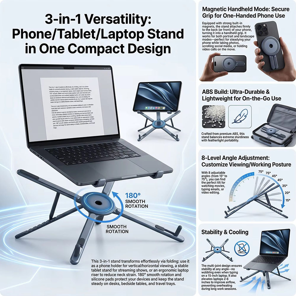 Supporto Magnetico Portatile p - Stand Lighting Photography recensione e prezzo