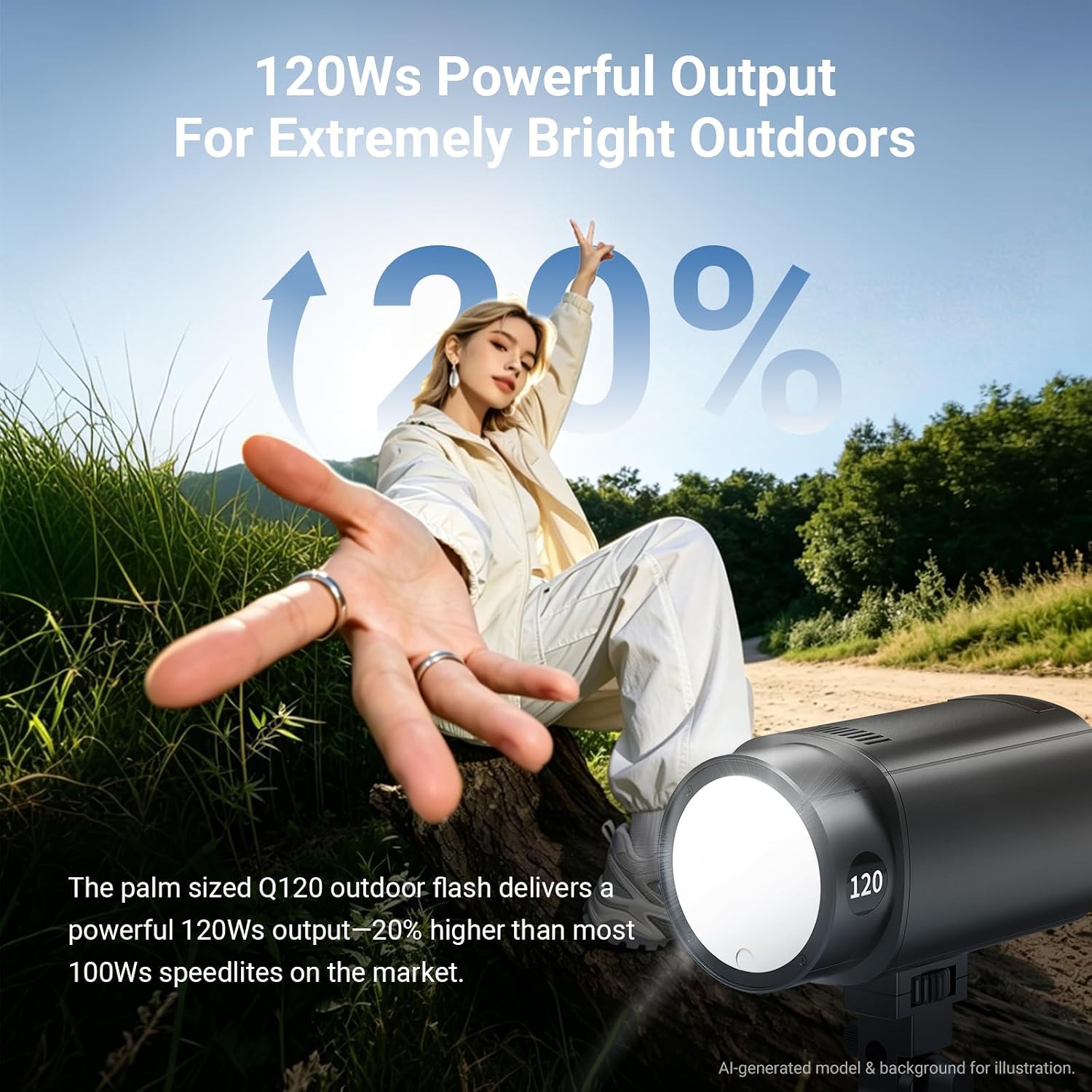 NEEWER Q120 Flash Stroboscopic - Portable Strobe Monolight recensione e prezzo