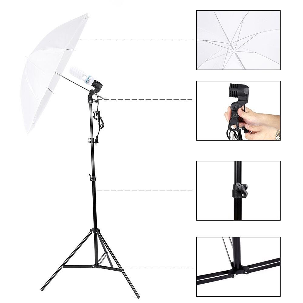 Kit di illuminazione per studi - Photography Lighting And Backdrop Kits recensione e prezzo