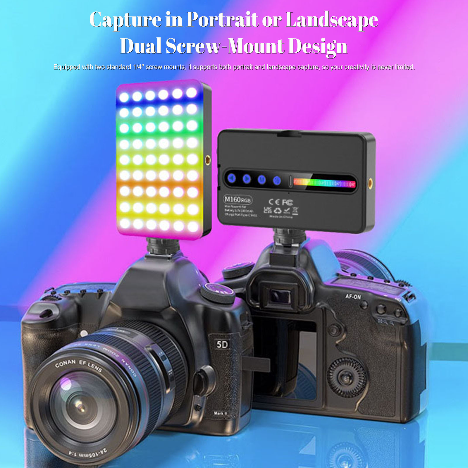 Luce video LED RGB da 6,5W 270 - Photography Types Of Lighting recensione e prezzo